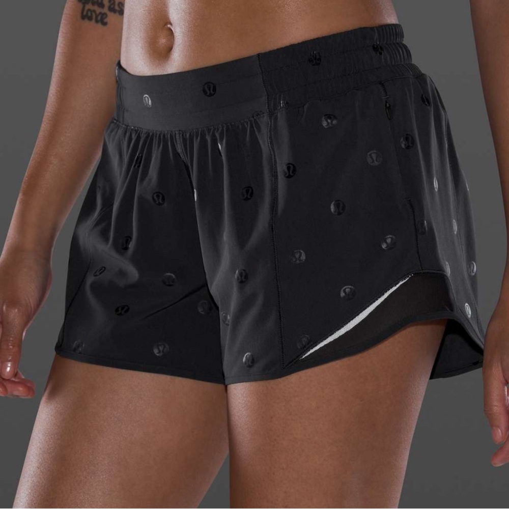 Lululemon Athletica Logo Hotty Hot Shorts